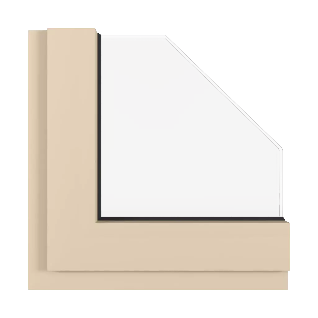 Beige SK fenster fensterfarbe aluprof-farben beige-sk interior