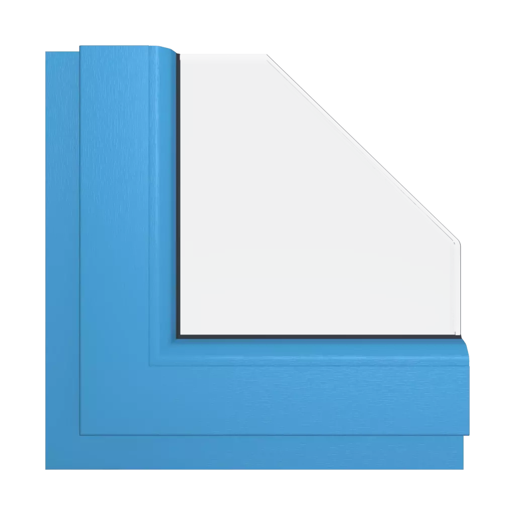 Brilliantes Blau fenster fensterfarbe aluplast-farben brilliantes-blau interior