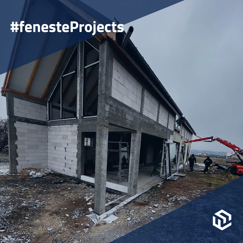 Langgestreckte Scheune mit großer Verglasung projekte fensterprofile aluminium aliplast genesis-75 