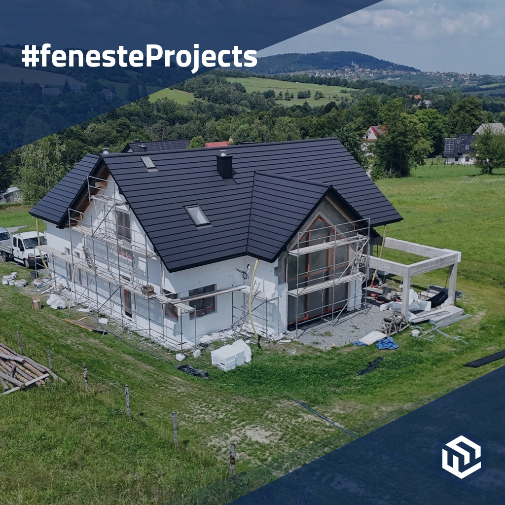 Charmantes Haus mit großen Fenstern in malerischer Lage projekte fensterprofile    