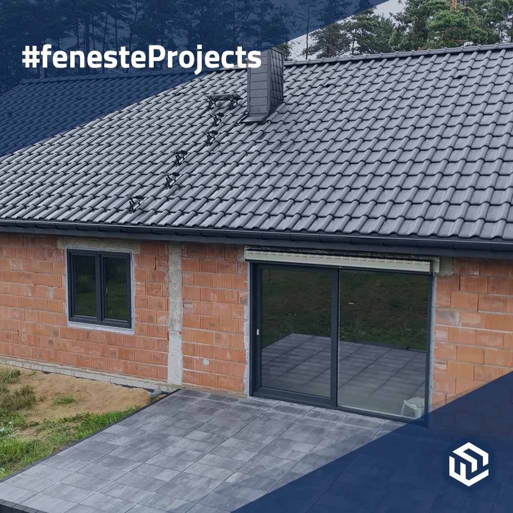 Energieeffizientes Einfamilienhaus inmitten des Waldes 🎥. projekte fensterfarben aluplast grauer-anthrazitsand  