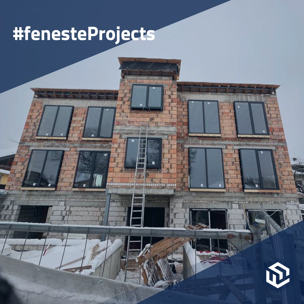 Elegante Anlage mit großen Fenstern projekte fensterprofile aluminium aliplast  