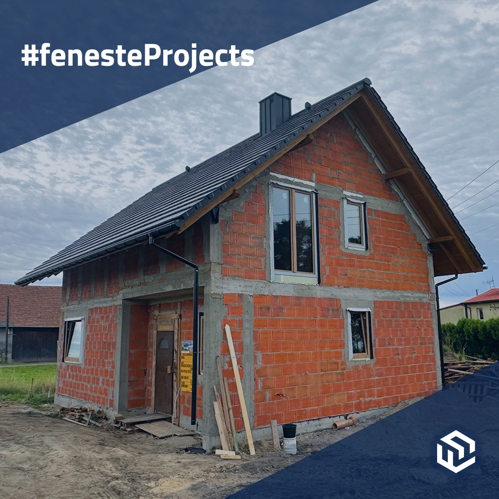 Elegantes kleines Haus mit HST-Fenster 🎥. projekte fensterprofile pvc rehau synego 